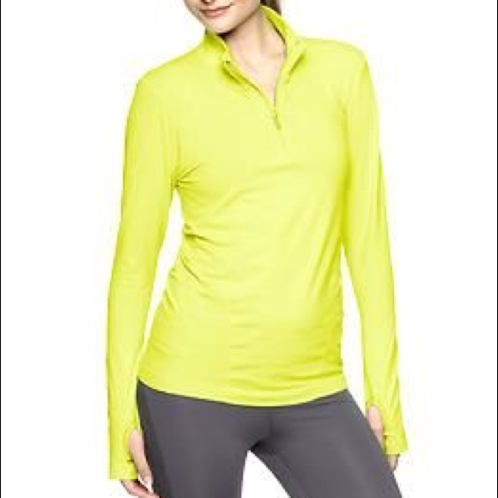 Gap Fit Quarter Zip Running Pullover Top || Size L